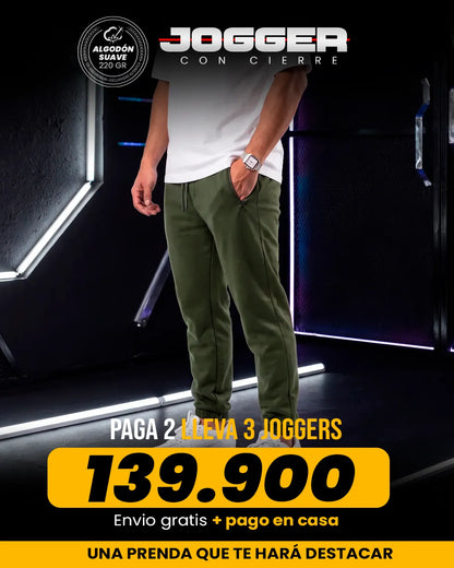 JOGGER CON CIERRE