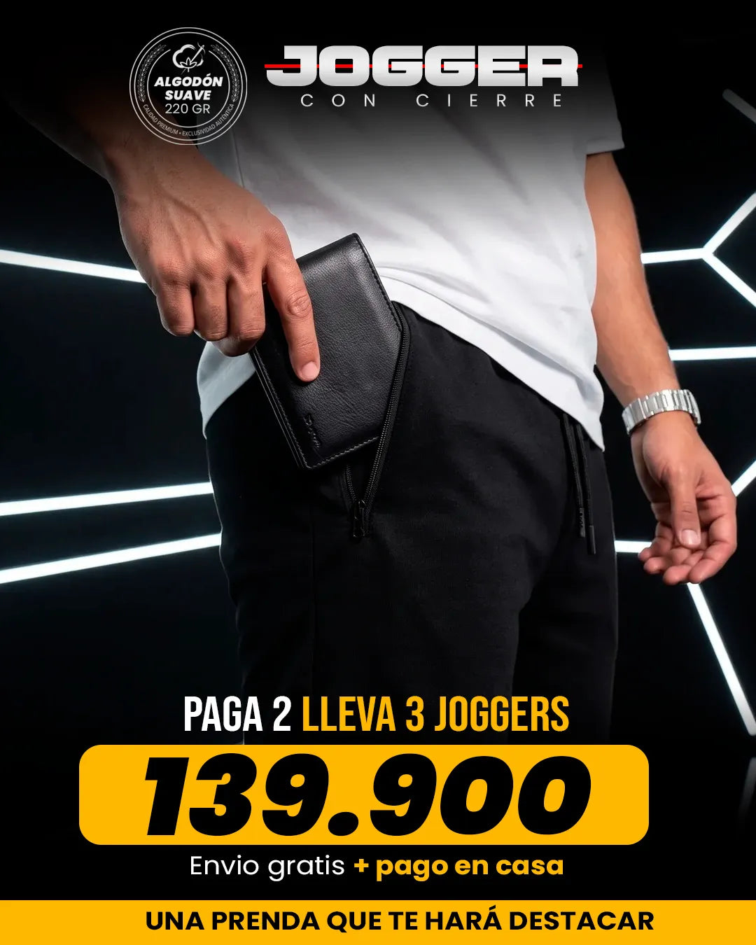 JOGGER CON CIERRE