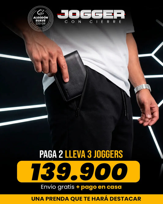 JOGGER CON CIERRE