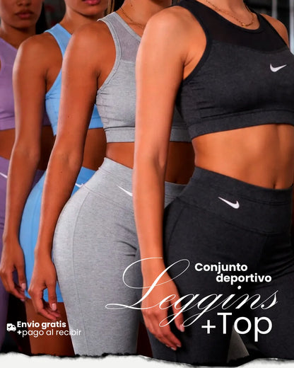 CONJUNTO DEPORTIVO LEGGINS + TOP