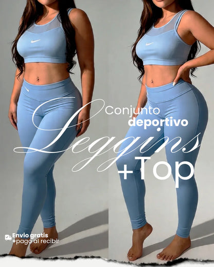 CONJUNTO DEPORTIVO LEGGINS + TOP